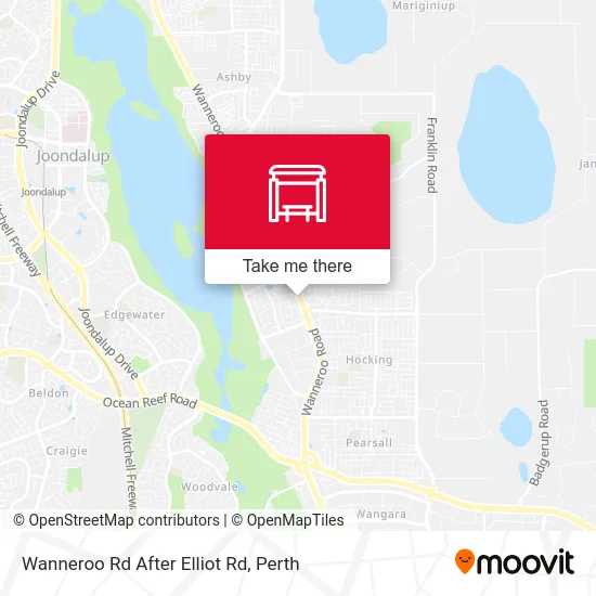Mapa Wanneroo Rd After Elliot Rd