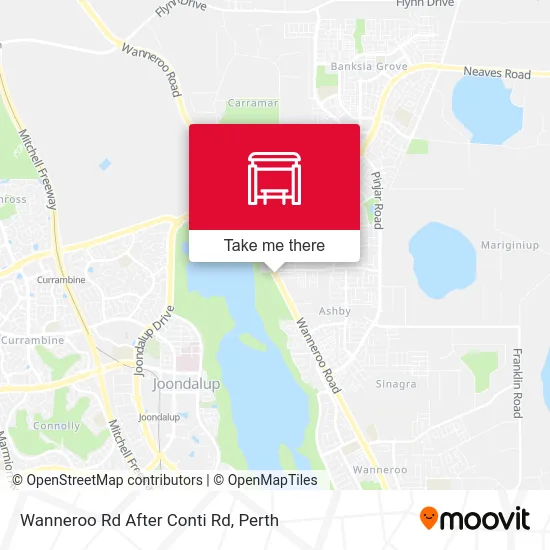 Mapa Wanneroo Rd After Conti Rd