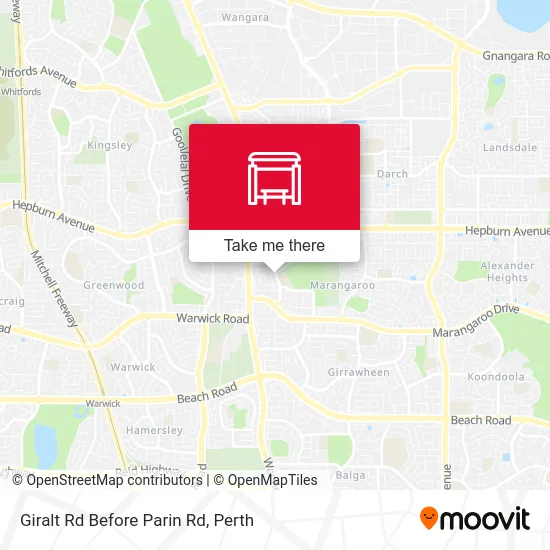 Mapa Giralt Rd Before Parin Rd