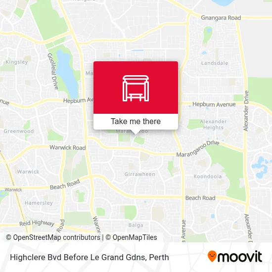 Mapa Highclere Bvd Before Le Grand Gdns