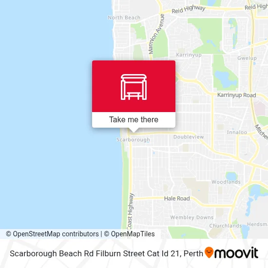 Mapa Scarborough Beach Rd Filburn Street Cat Id 21
