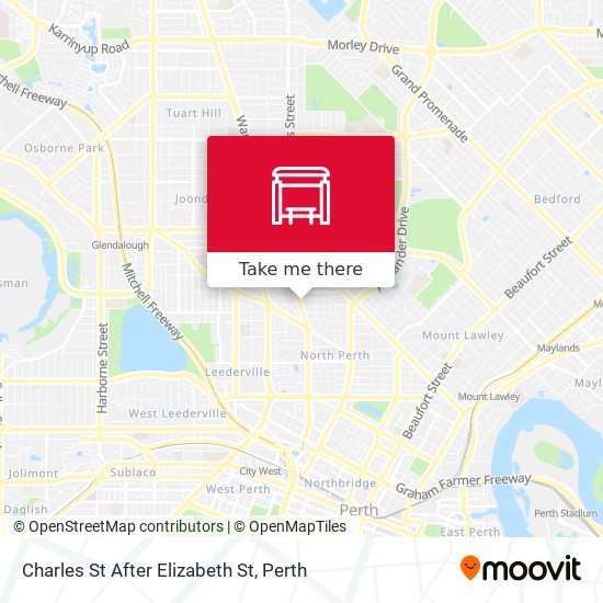 Charles St After Elizabeth St map