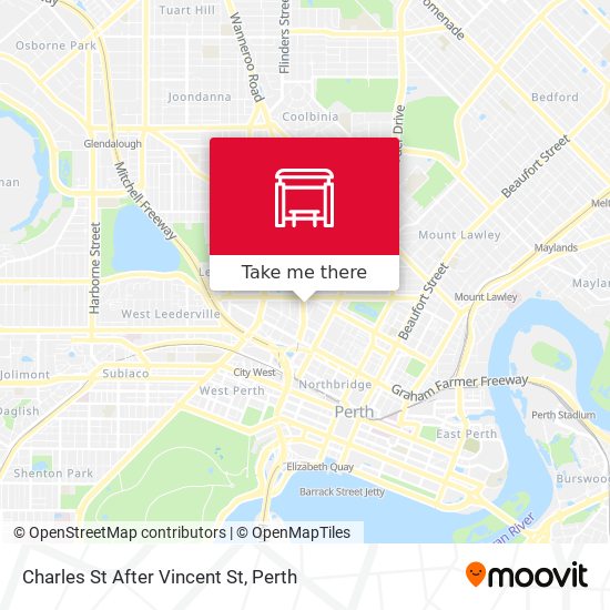 Charles St After Vincent St map