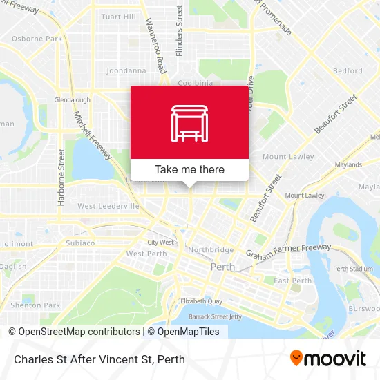 Mapa Charles St After Vincent St