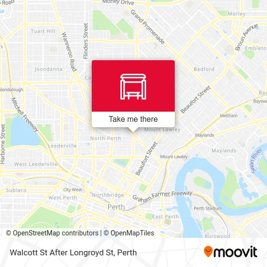 Mapa Walcott St After Longroyd St