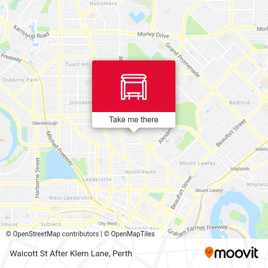 Mapa Walcott St After Klem Lane