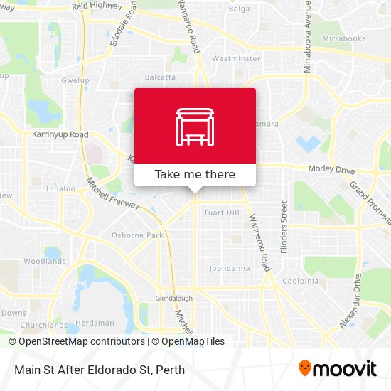 Main St After Eldorado St map