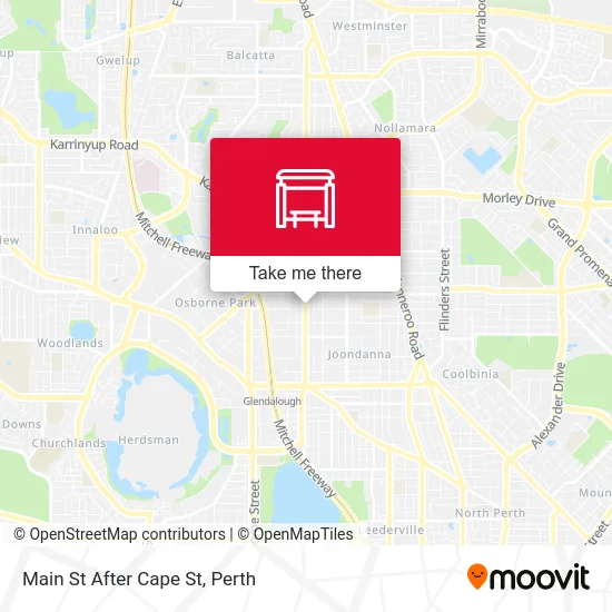 Mapa Main St After Cape St