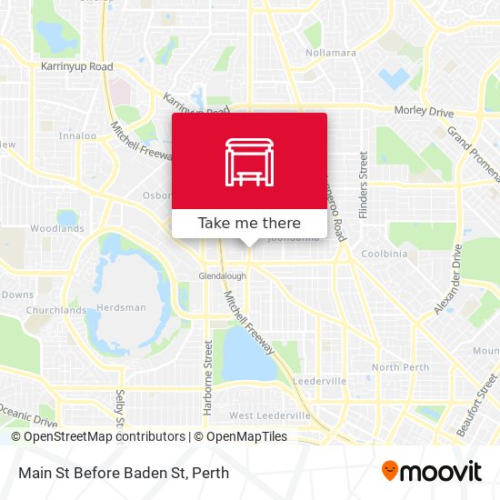 Main St Before Baden St map