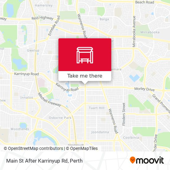 Main St After Karrinyup Rd map