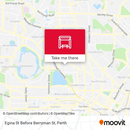 Egina St Before Berryman St map