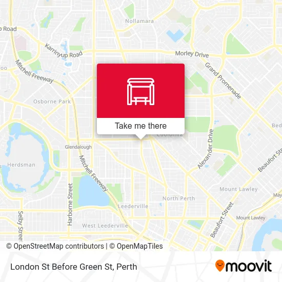 Mapa London St Before Green St