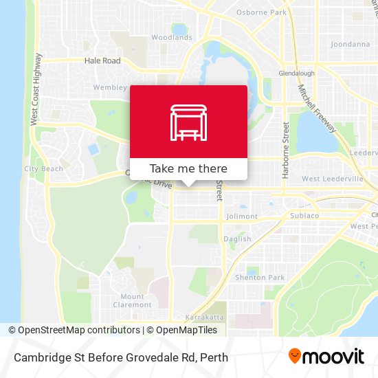 Cambridge St Before Grovedale Rd map