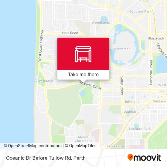 Mapa Oceanic Dr Before Tullow Rd