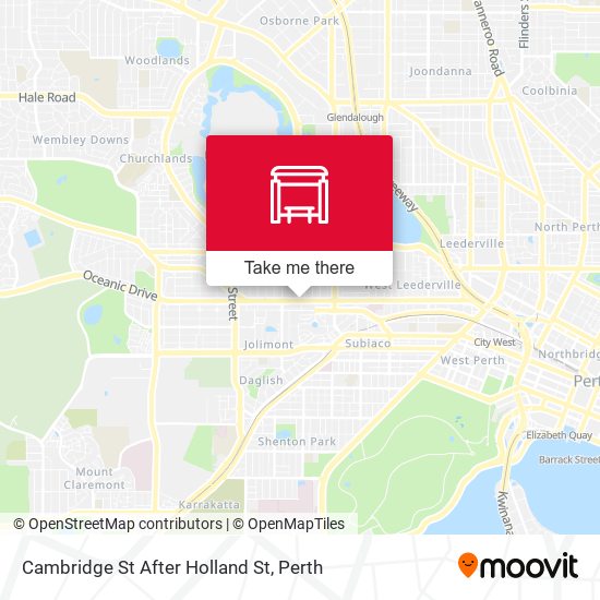 Cambridge St After Holland St map