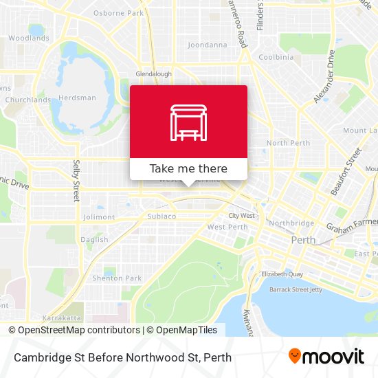 Cambridge St Before Northwood St map