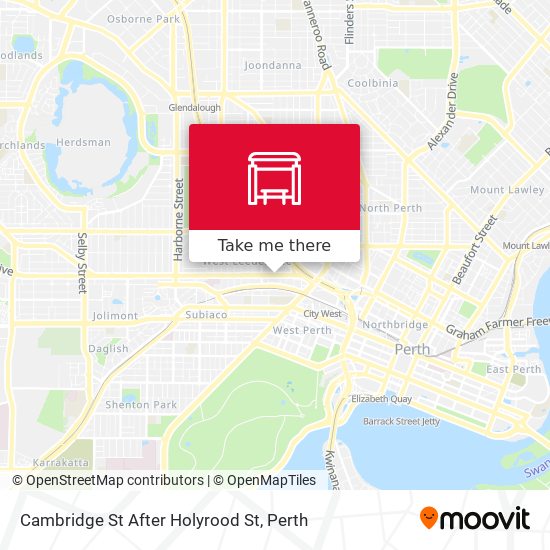 Cambridge St After Holyrood St map