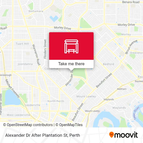 Mapa Alexander Dr After Plantation St