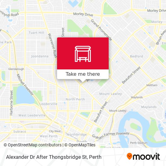 Alexander Dr After Thongsbridge St map