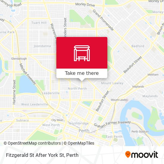 Fitzgerald St After York St map