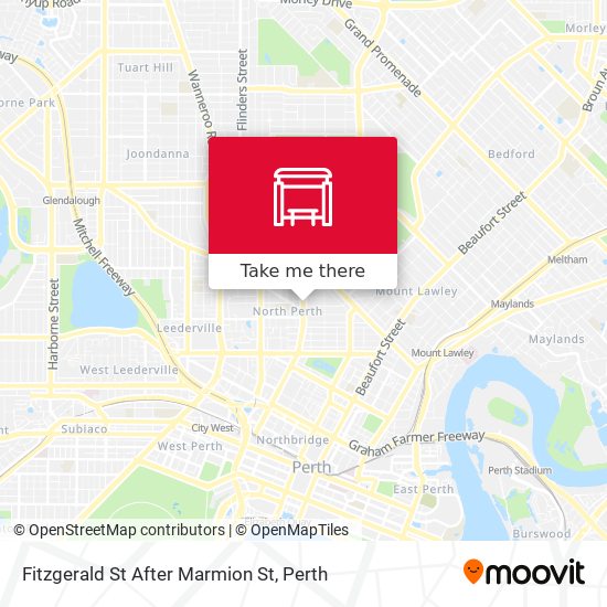 Fitzgerald St After Marmion St map