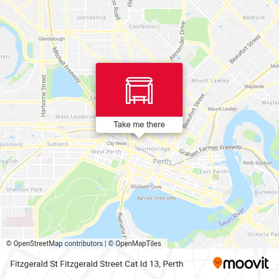 Mapa Fitzgerald St Fitzgerald Street Cat Id 13