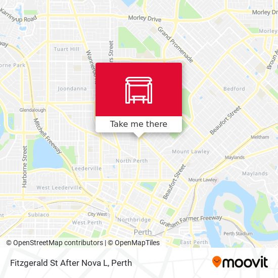 Fitzgerald St After Nova L map