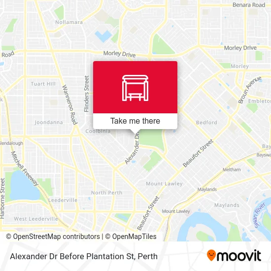 Mapa Alexander Dr Before Plantation St