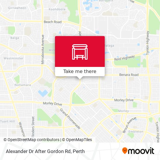 Alexander Dr After Gordon Rd map
