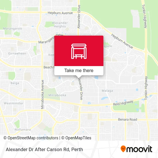 Mapa Alexander Dr After Carson Rd