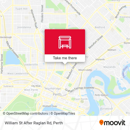 Mapa William St After Raglan Rd