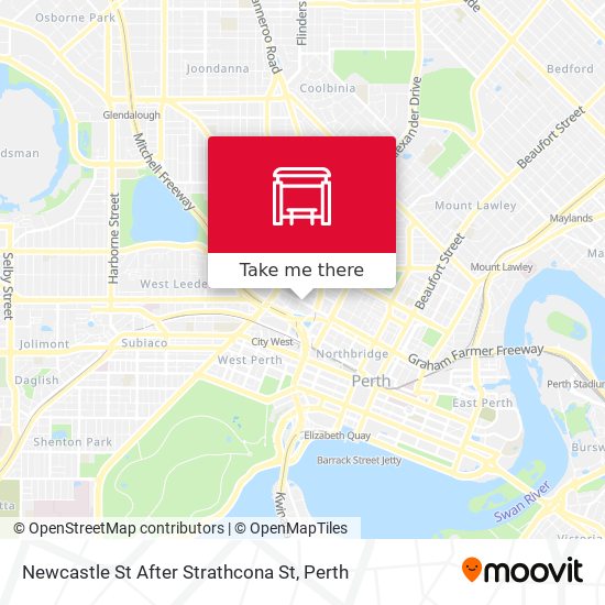 Newcastle St After Strathcona St map