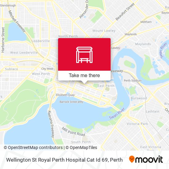 Wellington St Royal Perth Hospital Cat Id 69 map