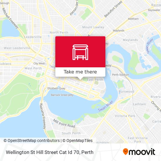 Mapa Wellington St Hill Street Cat Id 70