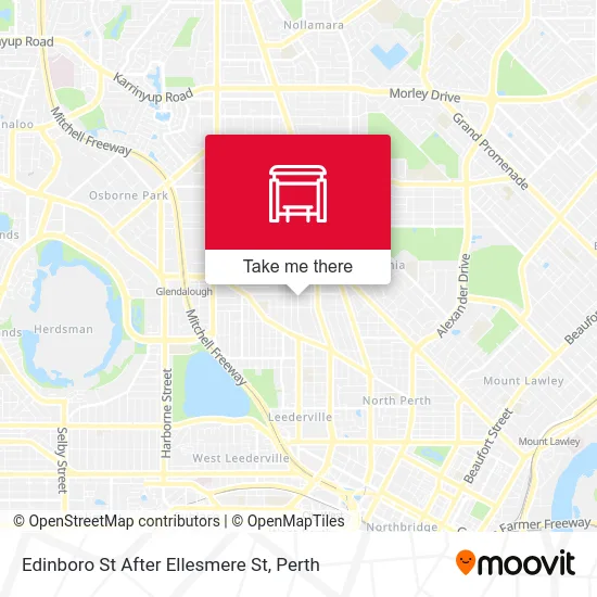 Mapa Edinboro St After Ellesmere St