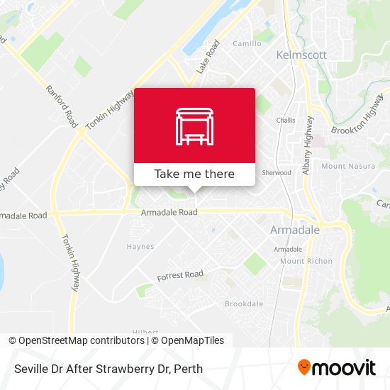 Seville Dr After Strawberry Dr map