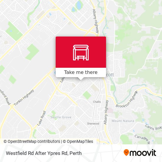 Westfield Rd After Ypres Rd map