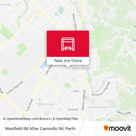 Westfield Rd After Cammillo Rd map