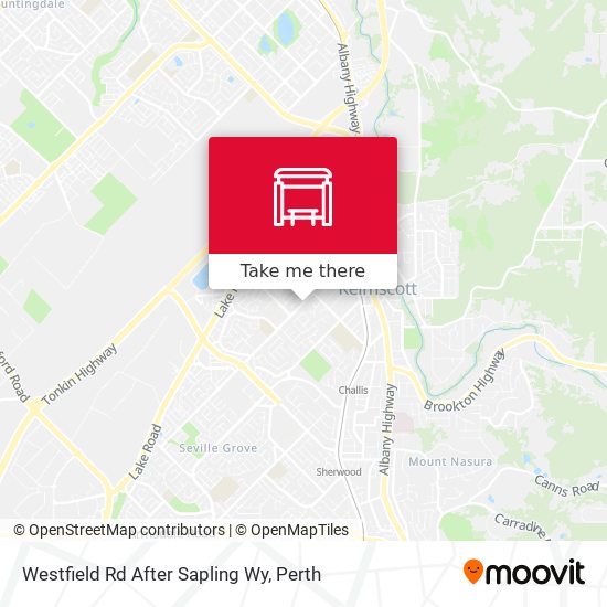 Westfield Rd After Sapling Wy map