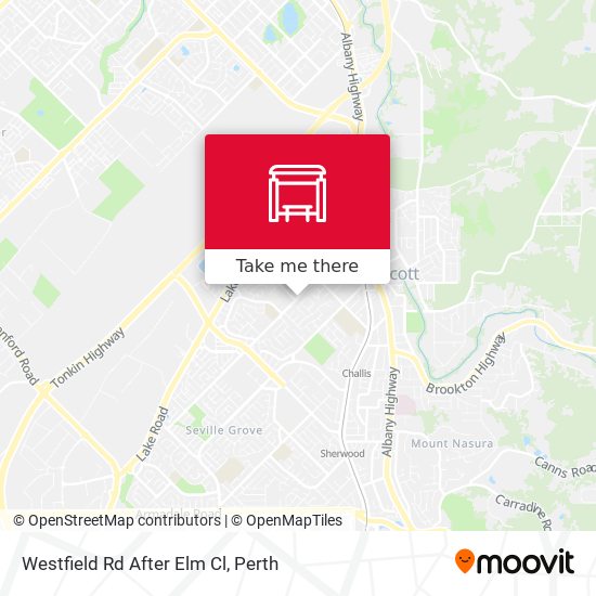 Westfield Rd After Elm Cl map