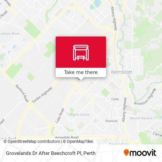 Grovelands Dr After Beechcroft Pl map