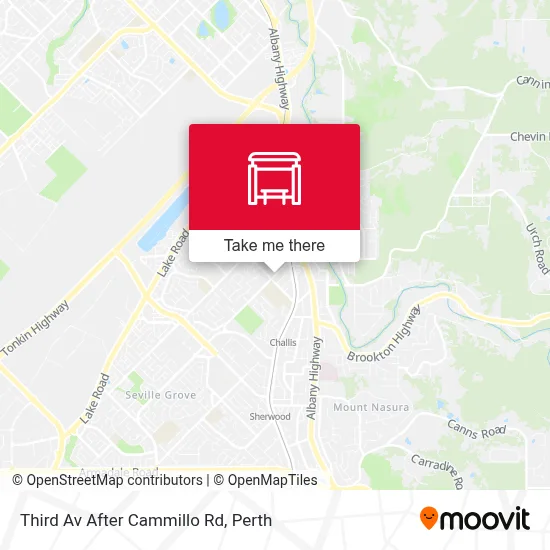 Mapa Third Av After Cammillo Rd