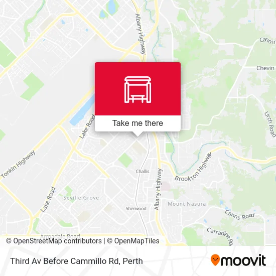 Mapa Third Av Before Cammillo Rd