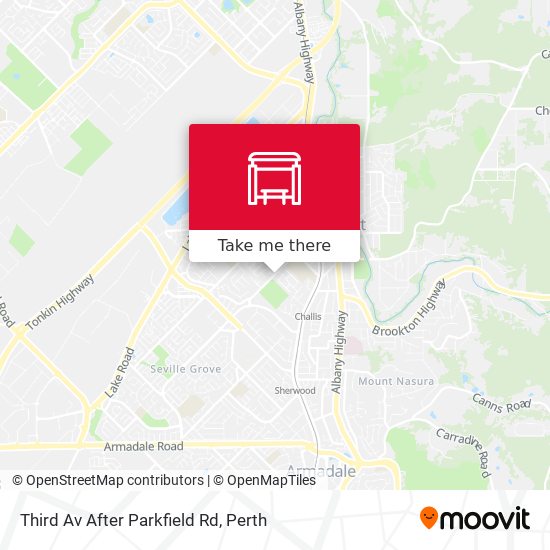 Third Av After Parkfield Rd map