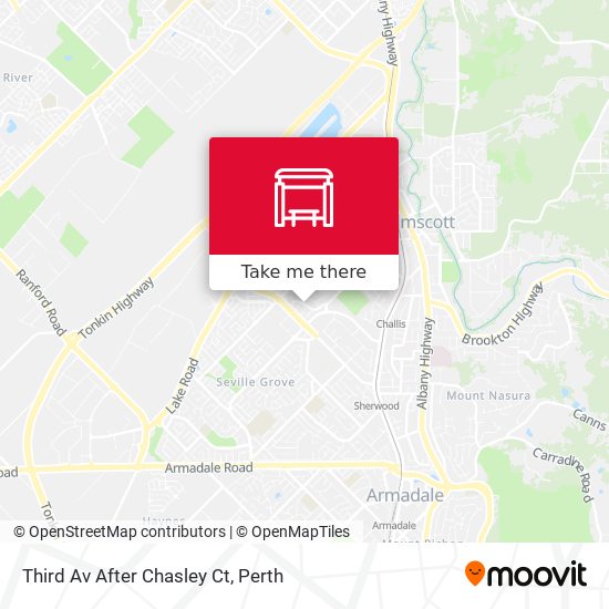 Third Av After Chasley Ct map