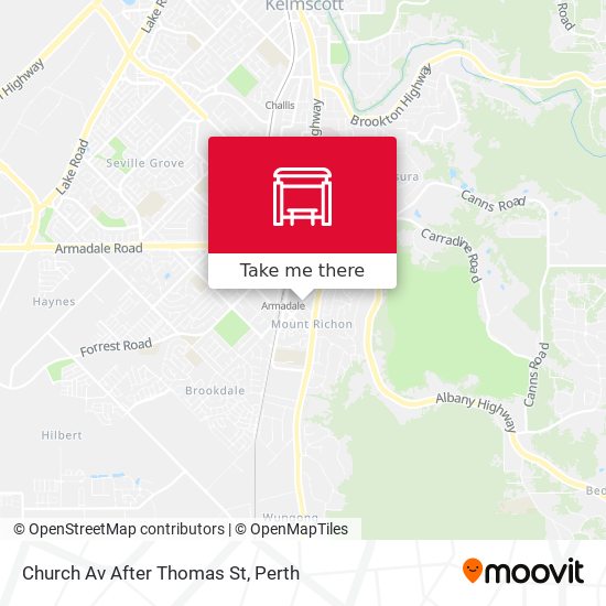 Church Av After Thomas St map
