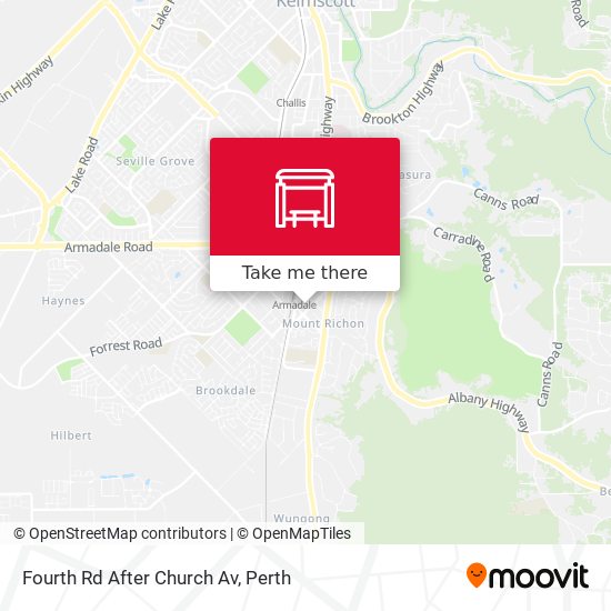 Fourth Rd After Church Av map