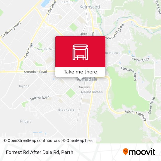 Forrest Rd After Dale Rd map