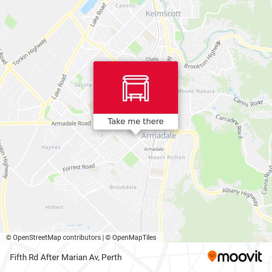Fifth Rd After Marian Av map