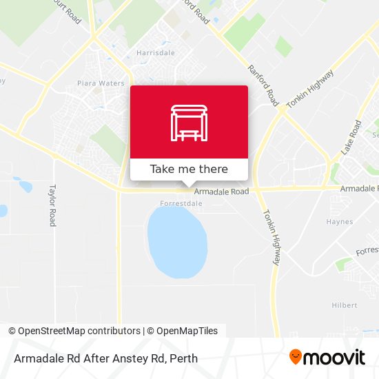Armadale Rd After Anstey Rd map